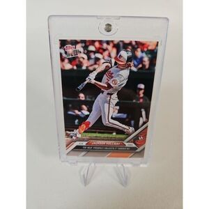 2024 Topps Now Jackson Holiday #75 RC Rookie-1st‎ CAREER HIT  #9462 R15